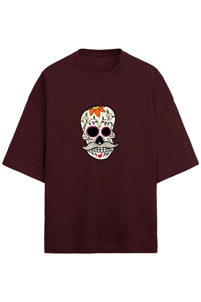 FLOWER SKULL OVERSIZED