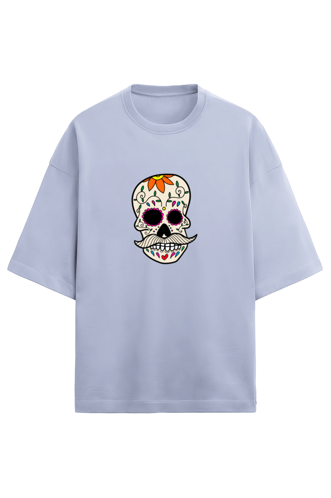 FLOWER SKULL OVERSIZED