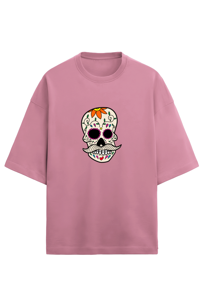 FLOWER SKULL OVERSIZED