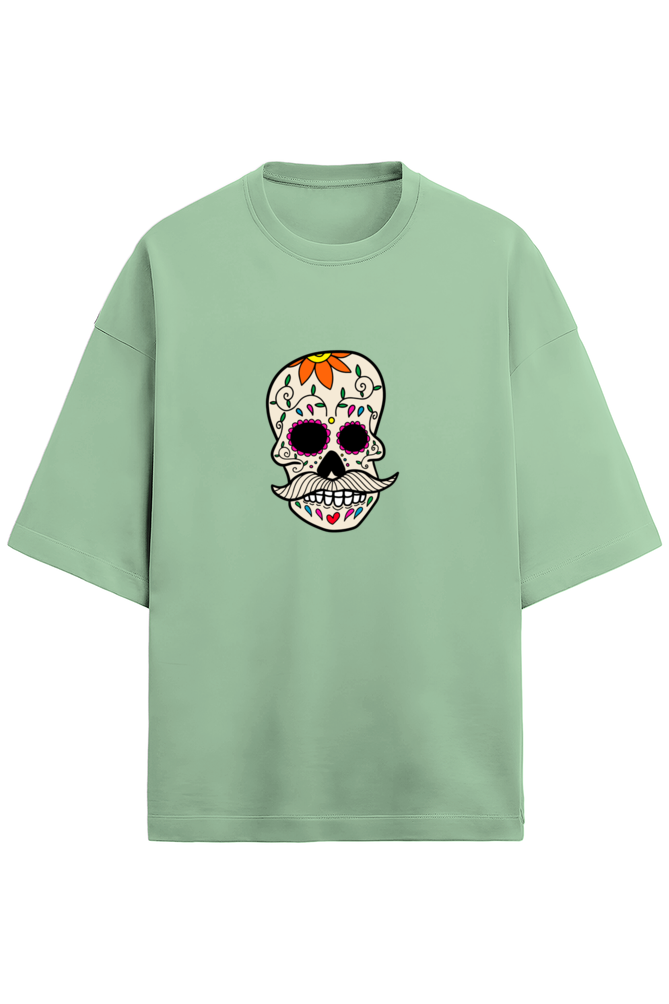 FLOWER SKULL OVERSIZED